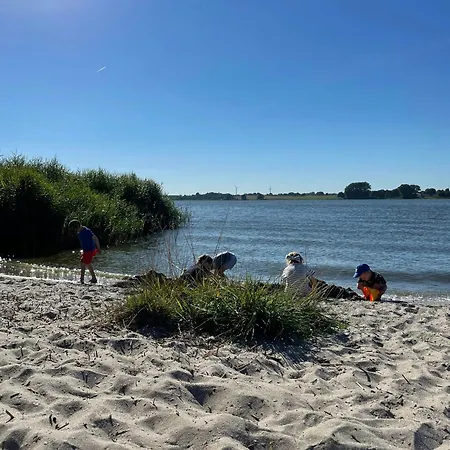 Thatched Brick House Near The River Schlei *