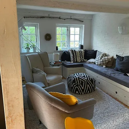 Thatched Brick House Near The River Schlei *