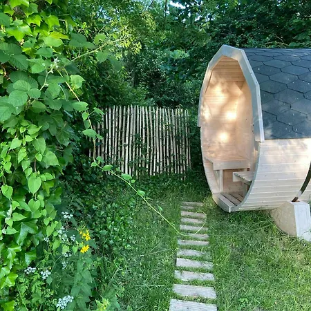 Thatched Brick House Near The River Schlei Thumby