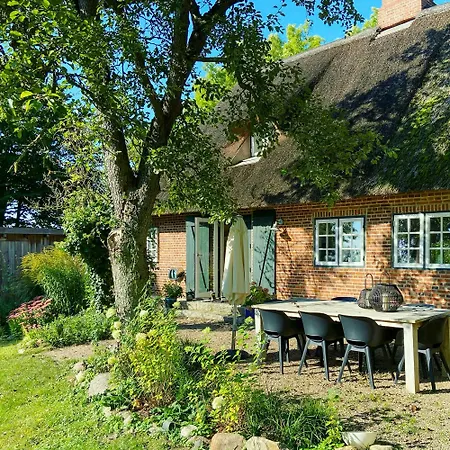 Tatil Evi Thatched Brick House Near The River Schlei Thumby