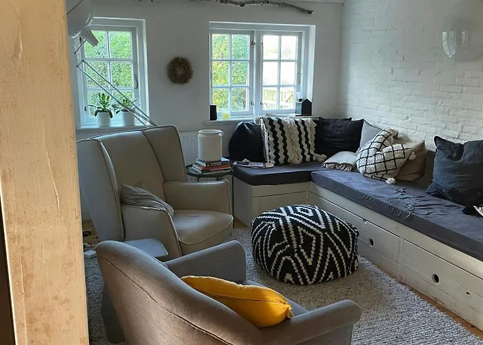 Thatched Brick House Near The River Schlei *